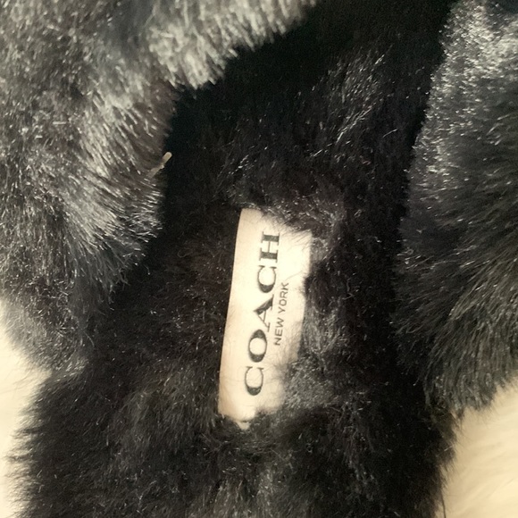 ❌SOLD❌COACH Slippers Black - Picture 5 of 8